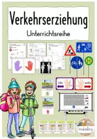Vorschau - Stundenentwürfe - Verkehrserziehung Klasse 1 GESAMTPAKET (inkl. Stundenverläufe) - Deckblatt