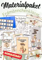 Vorschau - Arbeitsblätter - Materialpaket: Erdmännchenklasse Schulstart - Deckblatt