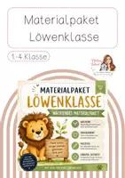 Vorschau - Mal- und Bastelvorlagen - Materialpaket Löwenklasse - Deckblatt