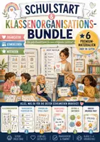 Vorschau - Spiele - Schulstart BUNDLE – Das große Klassenorganisations-Paket | Grundschule Klasse 1–4 | 7 Premium-Materialien - Deckblatt