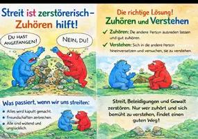Vorschau - Stundenentwürfe - 3 Materialien: Konflikte lösen anhand von "Du hast angefangen!". - Deckblatt