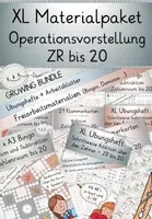 Vorschau - Stundenentwürfe - Addition und Subtraktion ZR bis 20, XL Materialpaket: Operationsvorstellung, GROWING BUNDLE! - Deckblatt