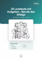 Vorschau - Arbeitsblätter - Berufe des Alltags - 25 Lesetexte mit Aufgaben | Materialpaket Klasse 3-4 - Deckblatt