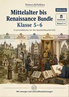 Vorschau - Arbeitsblätter - Mittelalter bis Renaissance Bundle Klasse 5–6 - Deckblatt