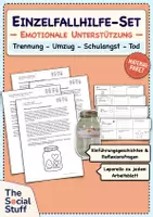 Vorschau - Arbeitsblätter - Einzelfallhilfe-Set Grundschule: Emotionale Unterstützung bei Trennung, Umzug, Schulangst & Tod / Soziales Lernen - Deckblatt