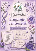 Vorschau - Arbeitsblätter - Sparpaket: Grundlagen der Genetik – 10 Arbeitsblätter mit Lösungen | Klasse 9/10 - Deckblatt