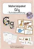 Vorschau - Spiele - Buchstabeneinführung Gg - Materialpaket - Deckblatt