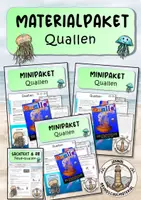 Vorschau - Arbeitsblätter - Quallen - Deckblatt