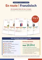 Vorschau - Arbeitsblätter - Materialpaket - En route! Französisch 2. Lernjahr - Deckblatt