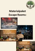 Vorschau - Arbeitsblätter - Materialpaket Escape Rooms Chemie - Deckblatt