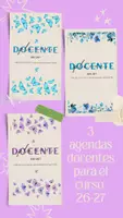 Vista previa - Refuerzo / NEE / Materiales de apoyo - Paquete de materiales - 3 agendas docentes curso 26-27 - Portada