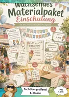 Vorschau - Mal- und Bastelvorlagen - Einschulung Materialpaket - Deckblatt