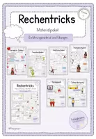 Vorschau - Arbeitsblätter - Materialpaket: Rechentricks/Rechenstrategien (Rechnen Klasse 1) - Deckblatt