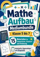 Vorschau - Arbeitsblätter - Mathe Aufbau Mediumbundle Klasse 5 bis 7 - Deckblatt