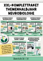 Vorschau - Stundenentwürfe - XXL Materialpaket Neurobiologie Sinne Hormone Gehirn Lernen Halbjahr Komplett LK GK - Deckblatt