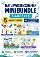 Vorschau - Arbeitsblätter - Naturwissenschaften Minibundle Klasse 5 bis 6 - Deckblatt