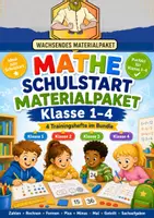 Vorschau - Stationenlernen - Schulstart Mathematik | Klasse 1, 2, 3, 4 - Deckblatt