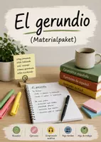 Vorschau - Arbeitsblätter - El gerundio (Materialpaket) - Deckblatt