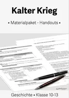 Vorschau - Präsentationen/Tafelbilder - Materialpaket "6 Handouts zum Kalten Krieg" - Geschichte Sek II - Deckblatt