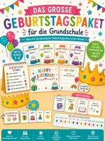 Vorschau - Spiele - Das große Geburtstagspaket für die Grundschule - Deckblatt