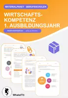 Vorschau - Arbeitsblätter - Wirtschaftskompetenz 1. Ausbildungsjahr - Materialpaket - Bildungsplan BW 2026 - Deckblatt