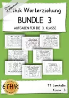 Vorschau - Arbeitsblätter - Ethik - Werteerziehung Sparpaket für die 3. Klasse - Deckblatt