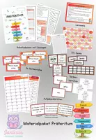Vorschau - Spiele - Materialpaket Präteritum - Zeitformen - Deckblatt