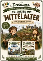 Vorschau - Stundenentwürfe - Mittelalter, Ritter & Burgen | Bundle | Zeitreise ins Mittelalter | Grundschule Sachunterricht Klasse 3-4 - Deckblatt