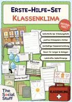 Vorschau - Arbeitsblätter - Klassenklima Grundschule: Erste-Hilfe-Set / Classroom Management - Deckblatt