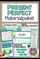 Vorschau - Arbeitsblätter - PRESENT PERFECT - Materialpaket - Deckblatt