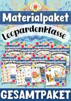 Vorschau - Arbeitsblätter - Materialpaket: Leopardenklassse | Gesamtpaket - Deckblatt
