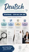 Vorschau - Stundenentwürfe - Deutsch-Reihe „Bewerbung schreiben" – 4 Arbeitsblätter mit Lösungen - Deckblatt