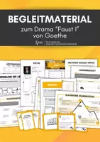 Vorschau - Arbeitsblätter - Sparpaket zum Drama "Faust I" (Goethe) - Deckblatt