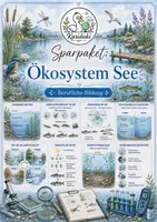 Vorschau - Arbeitsblätter - Sparpaket: Ökosystem See mit Lösungen - Deckblatt