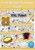 Vorschau - Arbeitsblätter - Materialpaket - Erstleser / First Reader - Musikinstrumente / musical instruments - Englisch - Deckblatt