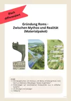 Vorschau - Arbeitsblätter - Gründung Roms: Zwischen Mythos und Realität - Deckblatt
