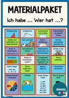 Vorschau - Spiele - Wachsendes Materialpaket: Ich habe ... Wer hat ...? Spiele - Deckblatt