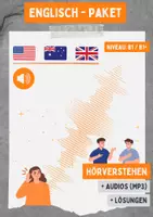 Vorschau - Unterrichtsreihen - Materialpaket Listening Comprehensions - Deckblatt