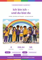 Vorschau - Arbeitsblätter - Klasse 5/6: Ich bin ich – und du bist du: Identität, Vielfalt & Respekt – komplette Reihe (8 Arbeitsblätter, Klasse 5/6) - Deckblatt