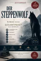 Vorschau - Unterrichtsreihen - „Der Steppenwolf (Hesse) – Gesamtpaket: Alle 6 Materialien | Lektürebegleitung mit Spurenbuch, Figurennetz, Erzähltechnik, Motive, 3 Klausuren mit EHZ, Ethik-Transfer (Jung & Nietzsche) | Oberstufe Kl. 11–13 - Deckblatt