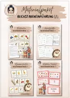 Vorschau - Arbeitsblätter - Buchstabeneinführung I - Materialpaket - Deckblatt