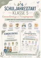 Vorschau - Arbeitsblätter - Schuljahresstart Klasse 5 – Großes Kombi-Paket für Kennenlerntage & Patenprogramm | über 120 Seiten für Klassenleitungen & Koordinator:innen - Deckblatt