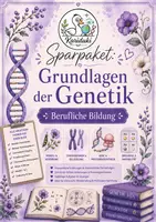 Vorschau - Arbeitsblätter - Sparpaket: Grundlagen der Genetik – 10 Arbeitsblätter mit Lösungen | Berufliche Bildung - Deckblatt