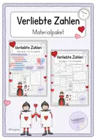 Vorschau - Arbeitsblätter - Verliebte Zahlen: Materialpaket (ZR10) - Deckblatt