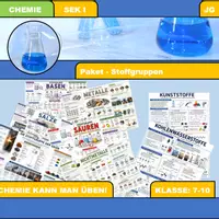 Vorschau - Arbeitsblätter - Materialpaket - Stoffgruppen - Poster -Übersichten - Deckblatt