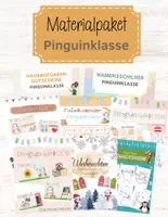 Vorschau - Arbeitsblätter - Klassentier Pinguin Materialpaket Pinguinklasse - Deckblatt