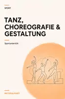 Vorschau - Stundenentwürfe - Tanz im Sportunterricht – Gestaltungskriterien, Choreografie, Laban & Bewertung - Deckblatt