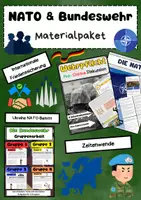 Vorschau - Arbeitsblätter - Bundeswehr & NATO: Wehrpflicht, Friedenssicherung, Kalter Krieg und Sicherheitspolitik - Deckblatt