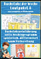 Vorschau - Stundenentwürfe - Über 200 Seiten Lautpaket Laut A - Buchstabeneinführung A mit vollem Wochenprogramm - kaum Vorbereitung - Buchstabe der Woche - Deckblatt