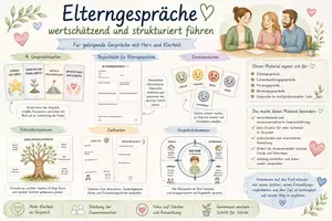 Vorschau - Poster - Materialpaket Elterngespräche - Deckblatt